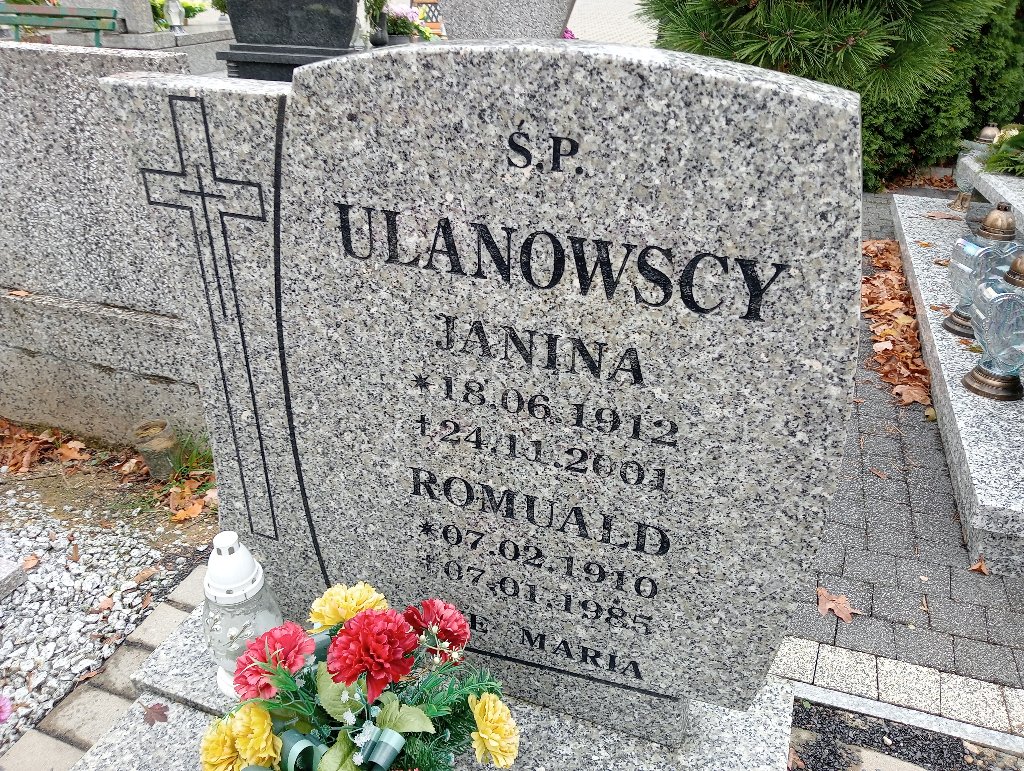 Romuald Ulanowski 1910 Chojnów - Grobonet - Wyszukiwarka osób pochowanych