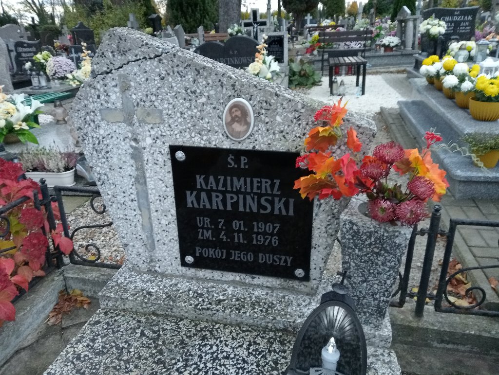 Kazimierz Karpiński 1907 Chojnów - Grobonet - Wyszukiwarka osób pochowanych