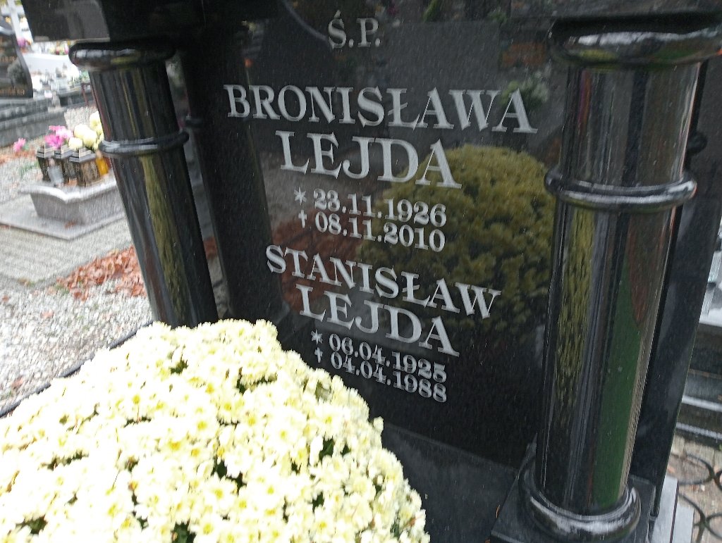 Stanisław Lejda 1925 Chojnów - Grobonet - Wyszukiwarka osób pochowanych