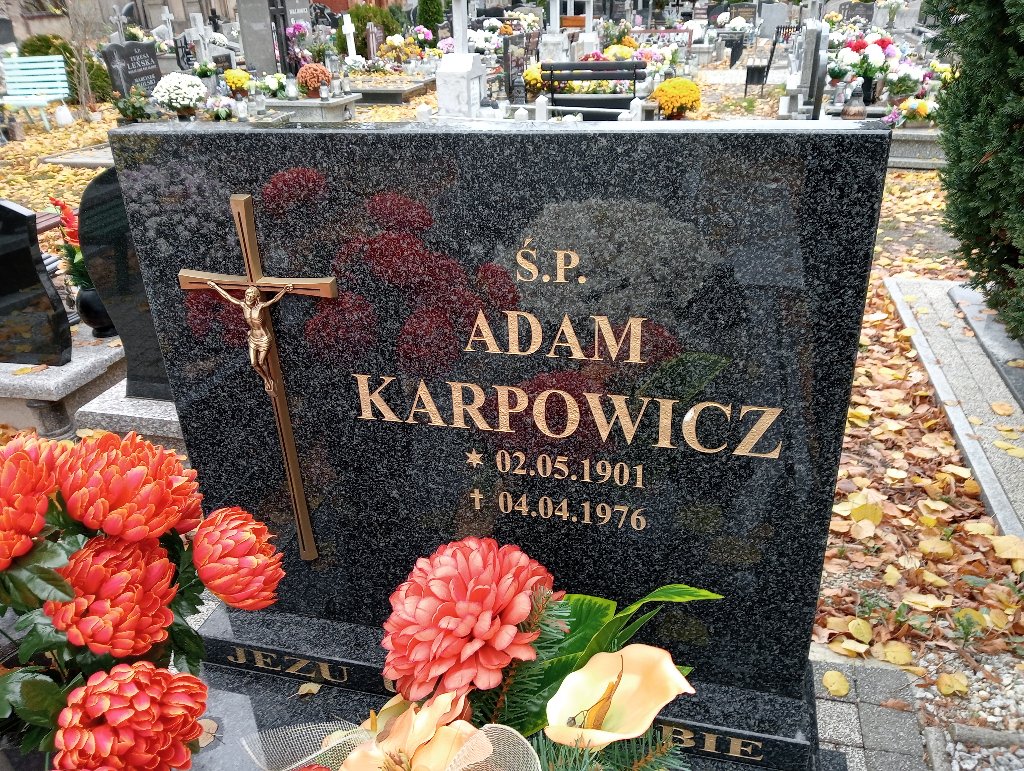 Adam Karpowicz 1901 Chojnów - Grobonet - Wyszukiwarka osób pochowanych