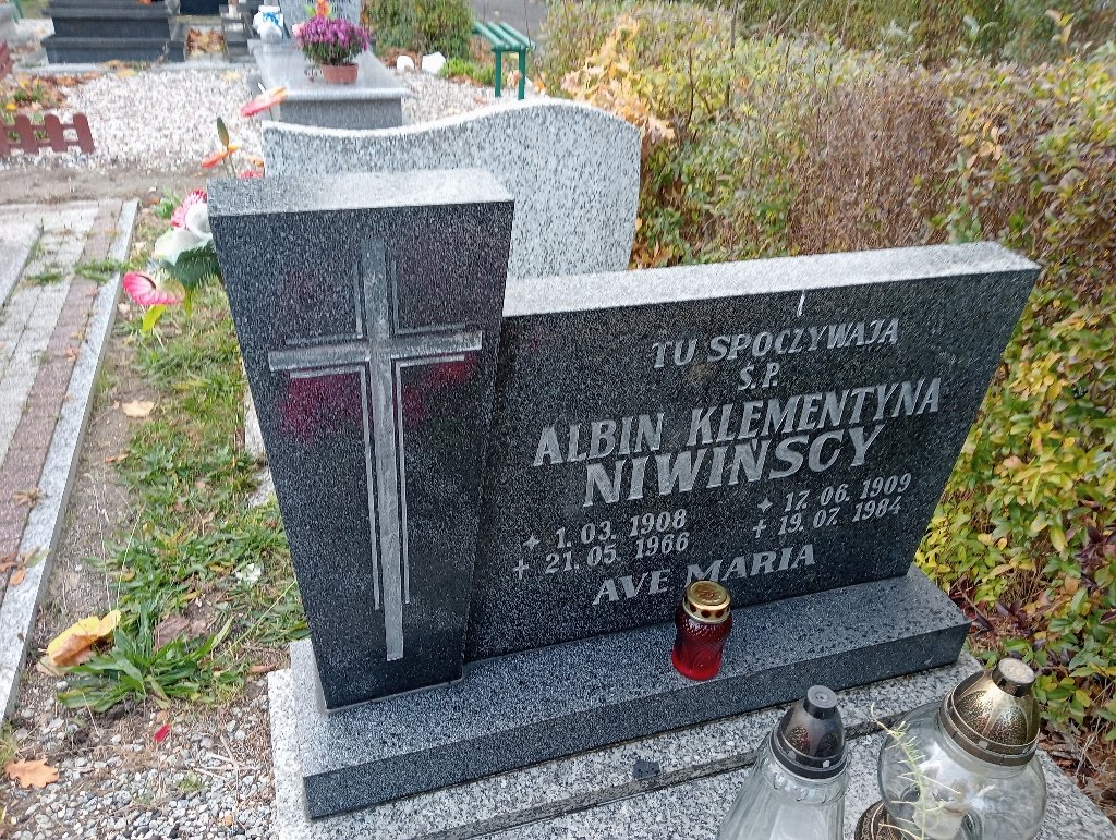 Albin Niwiński 1908 Chojnów - Grobonet - Wyszukiwarka osób pochowanych