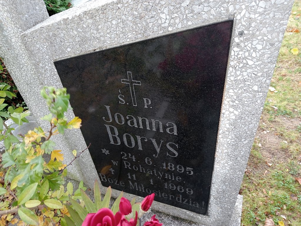 Joanna Borys 1895 Chojnów - Grobonet - Wyszukiwarka osób pochowanych