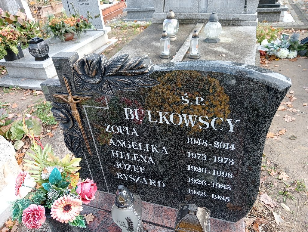 Zofia Bulkowska 1948 Chojnów - Grobonet - Wyszukiwarka osób pochowanych