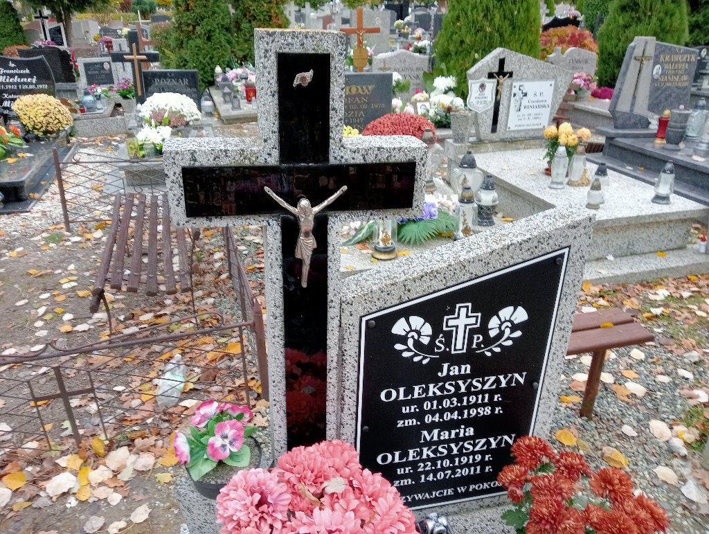 Jan Oleksyszyn 1911 Chojnów - Grobonet - Wyszukiwarka osób pochowanych