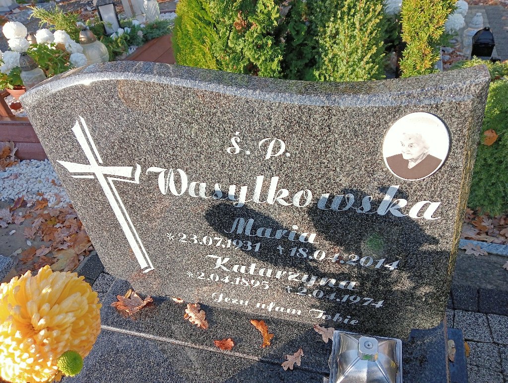 Katarzyna Wasylkowska 1895 Chojnów - Grobonet - Wyszukiwarka osób pochowanych