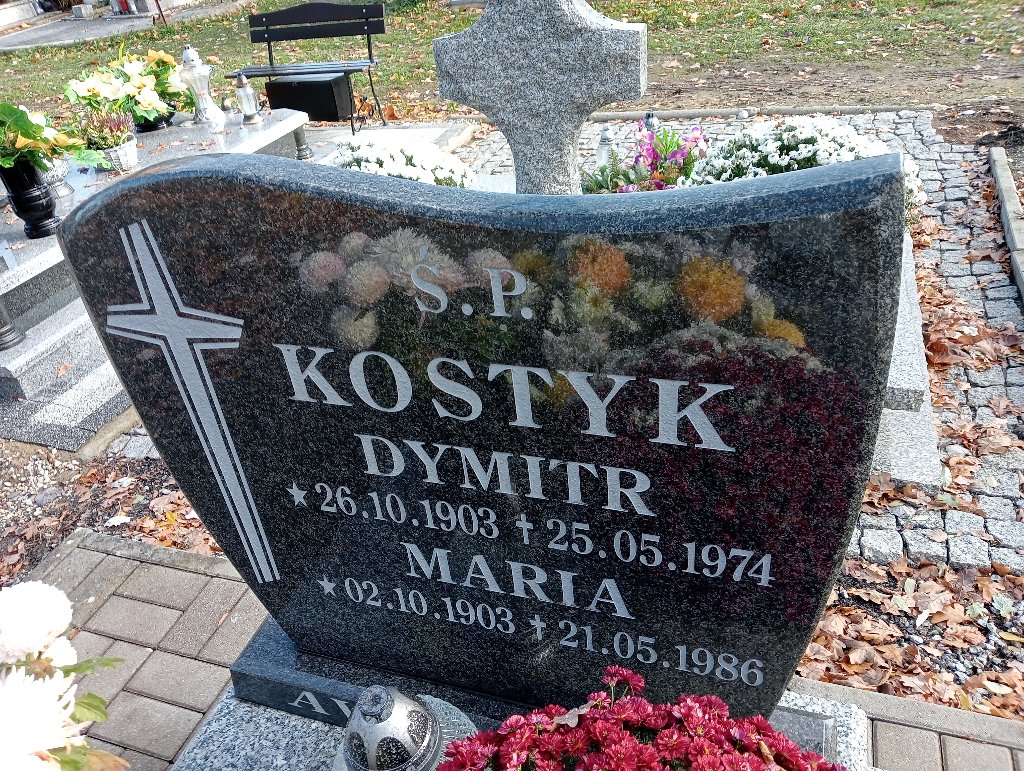 Maria Kostyk 1903 Chojnów - Grobonet - Wyszukiwarka osób pochowanych
